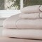 Lavish Home Series 1200 Twin Sheet Set Bone Color 3 Piece Soft Microfiber